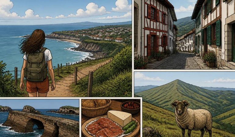 Carte du pays basque français et espagnol : itinéraire et conseils de voyage