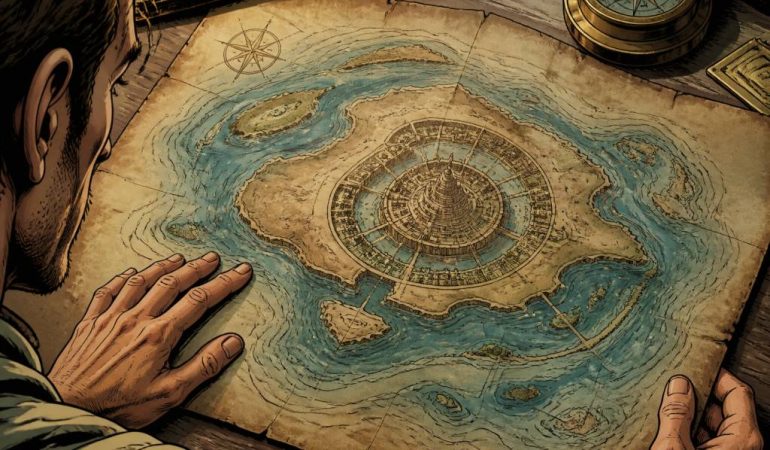 Carte atlantide : découvrez la carte légendaire de l’île perdue