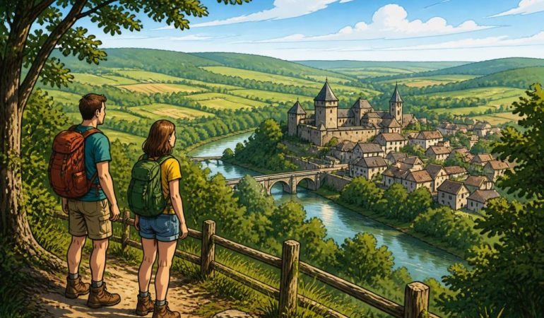 Carte du bourbonnais : itinéraires et villages à découvrir