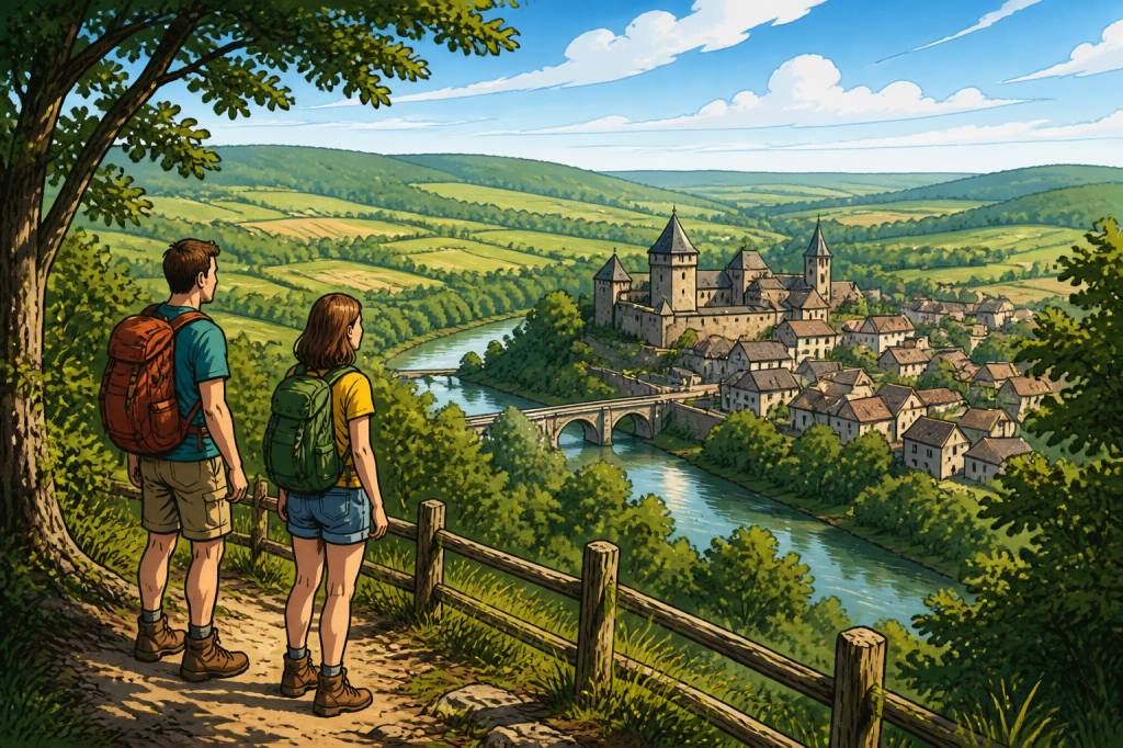 Carte du bourbonnais : itinéraires et villages à découvrir