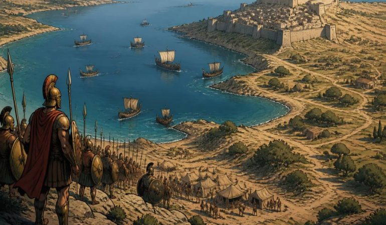 Carte de la guerre de Troie : comprendre les lieux clés du conflit mythique