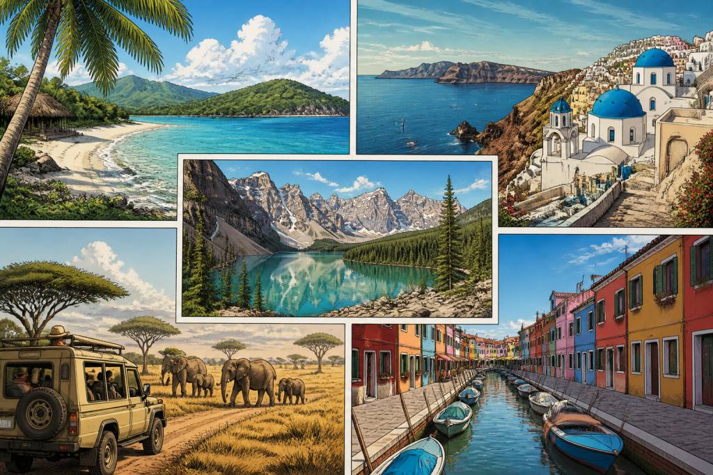 Les plus beaux endroits à découvrir pour vos prochaines vacances