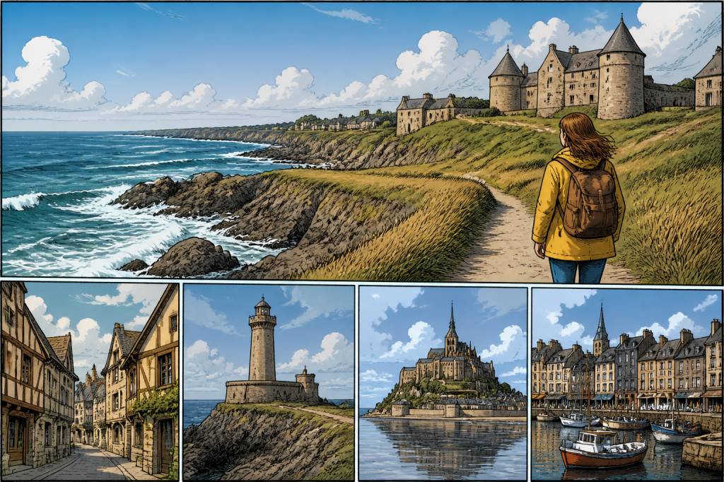 Bretagne Normandie : itinéraire incontournable entre côtes sauvages et patrimoine historique