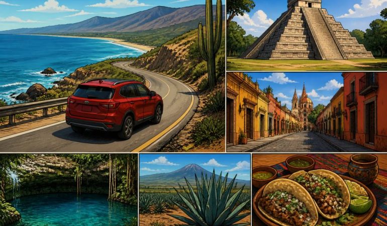 Autotour au Mexique : itinéraire incontournable pour découvrir le pays en toute liberté