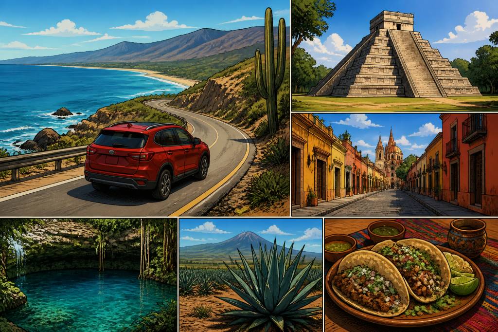 Autotour au Mexique : itinéraire incontournable pour découvrir le pays en toute liberté