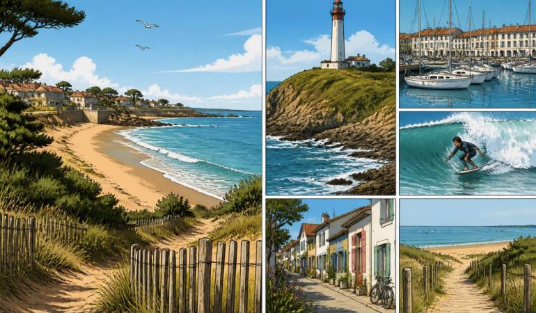 Côte atlantique vacances : les meilleures destinations pour un séjour inoubliable