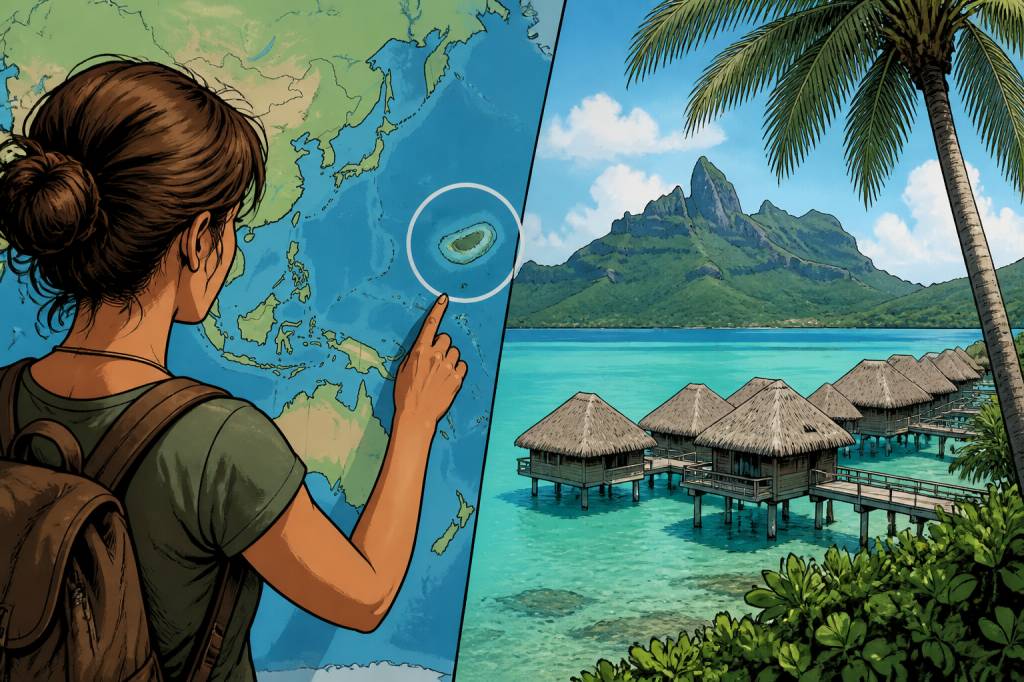 Bora Bora sur la carte du monde : où se trouve cette île paradisiaque ?
