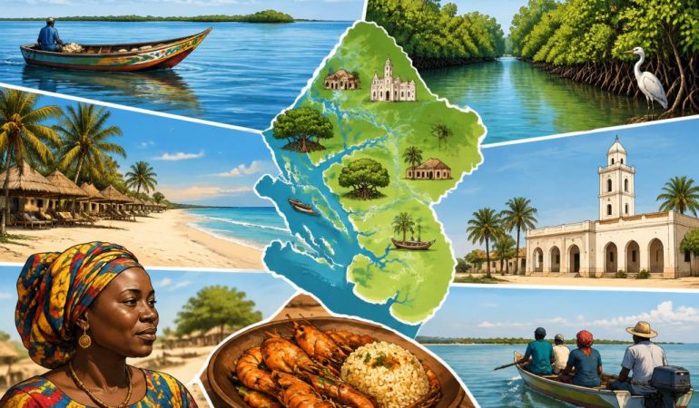 Carte sine saloum : les incontournables à découvrir au Sénégal