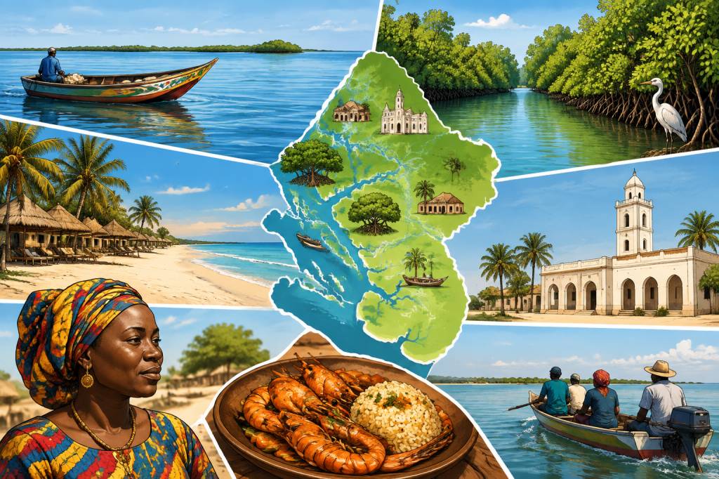 Carte sine saloum : les incontournables à découvrir au Sénégal