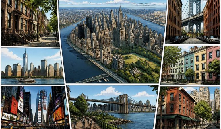 Carte des quartiers de New York : le guide pour explorer la ville quartier par quartier