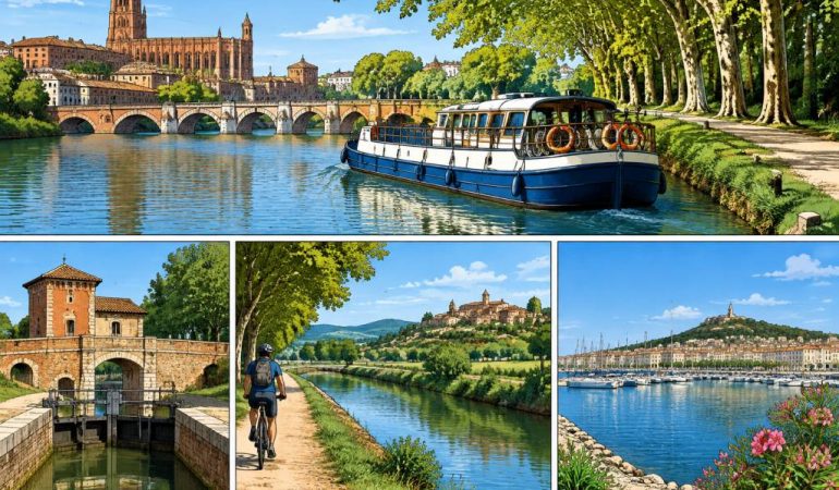 Canal du Midi Toulouse Sète : itinéraire de voyage entre patrimoine et paysages d’Occitanie