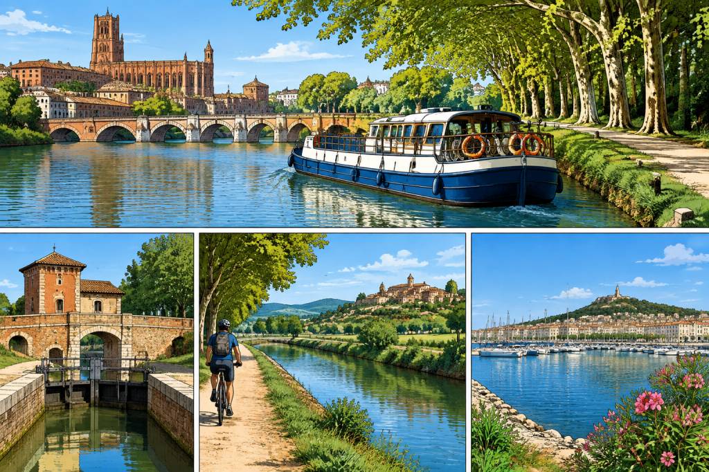 Canal du Midi Toulouse Sète : itinéraire de voyage entre patrimoine et paysages d’Occitanie