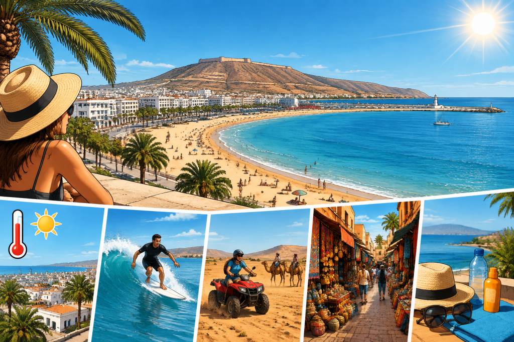 Agadir en août : météo, activités et conseils pour profiter de votre séjour