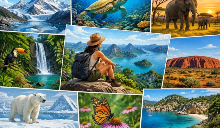 Les plus beaux trésors de la nature du monde à découvrir en voyage