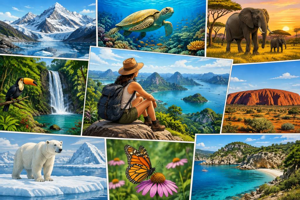 Les plus beaux trésors de la nature du monde à découvrir en voyage