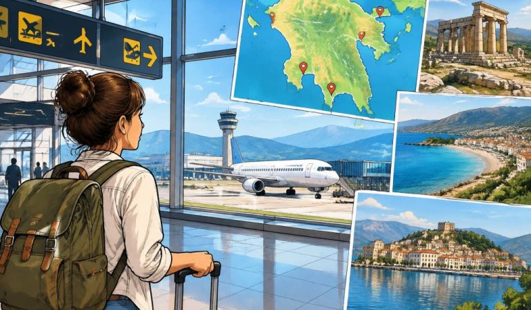 Quel aeroport choisir pour visiter le Péloponnèse ?