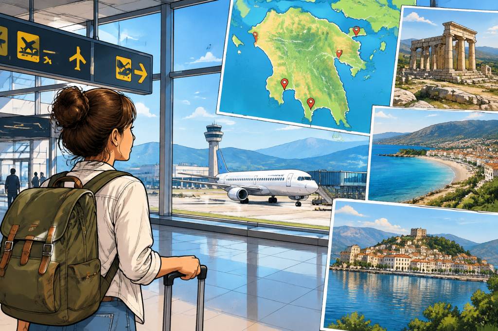Quel aeroport choisir pour visiter le Péloponnèse ?