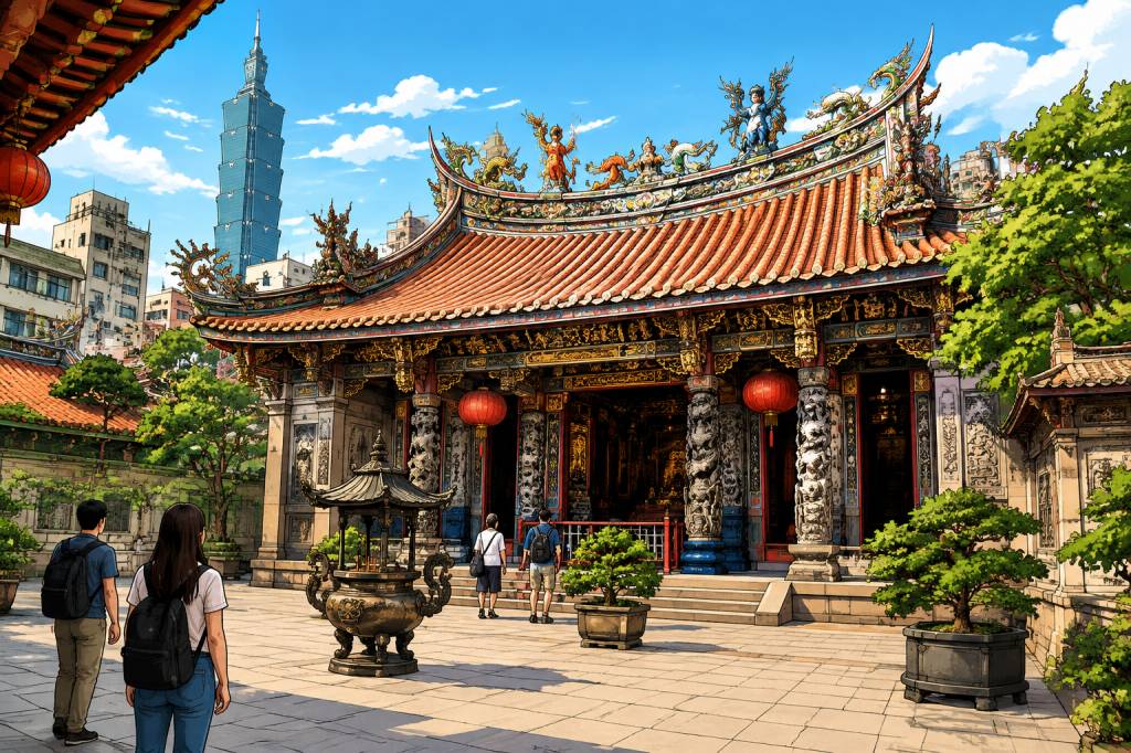 Bao An Temple à Taipei : guide de visite de ce temple historique de Taïwan